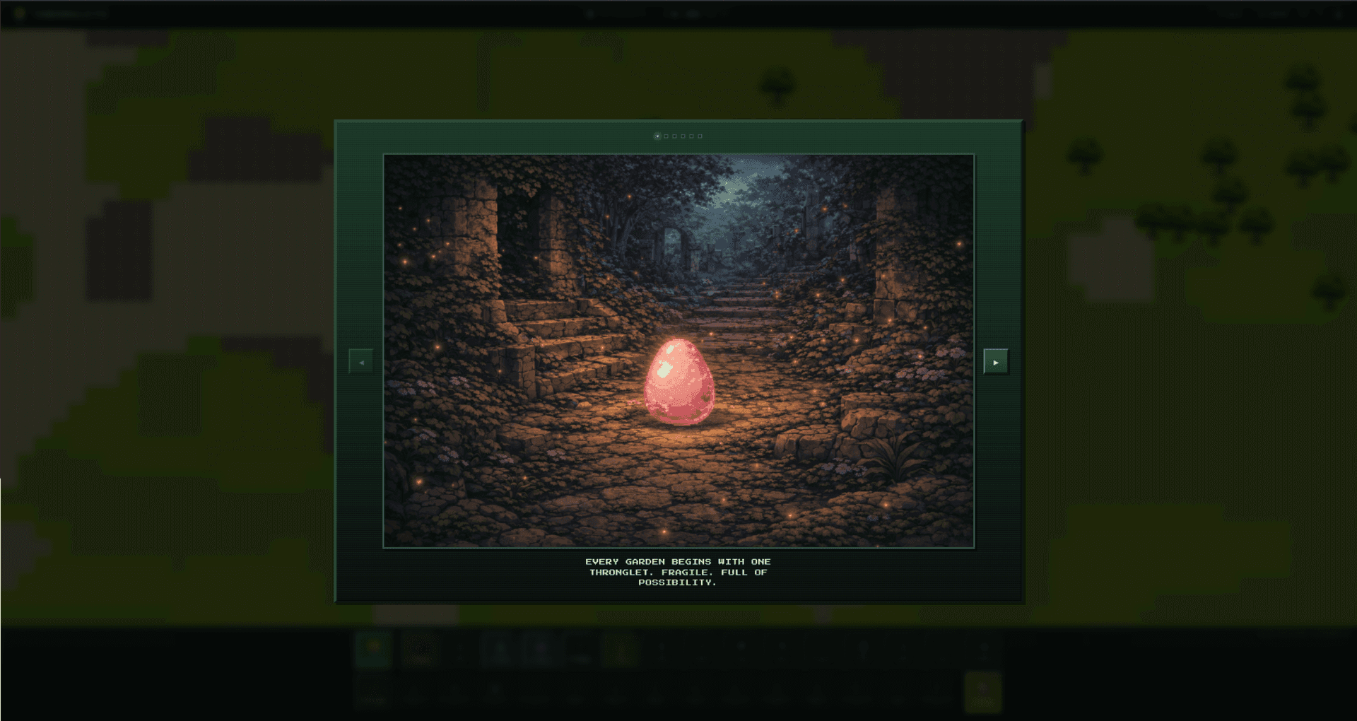 Thronglets gameplay interface